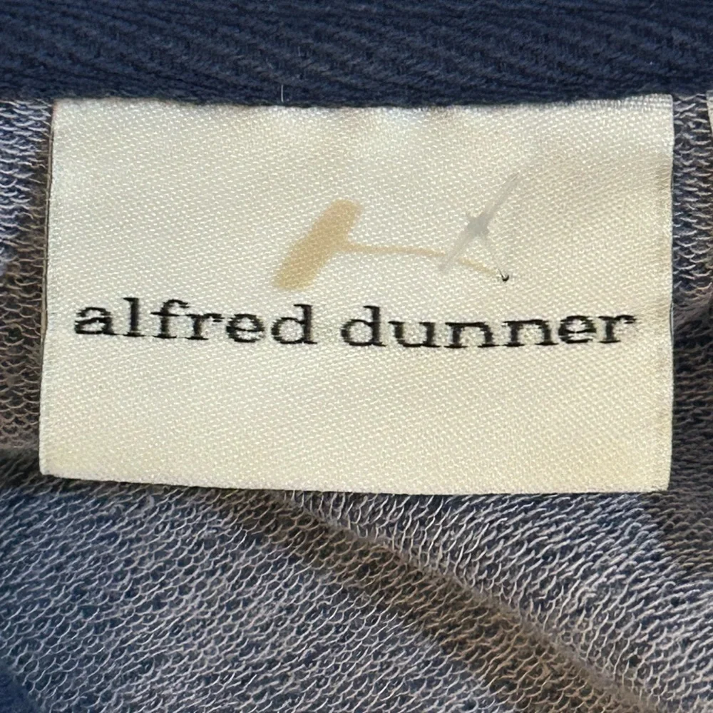 Alfred Dunner Blue Studded Track Pants & Jacket Set
